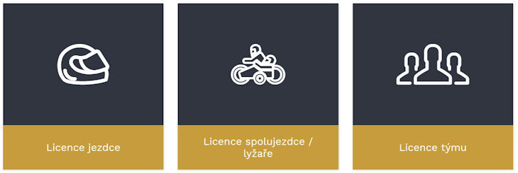 Volba účelu licence